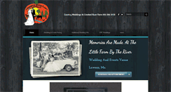Desktop Screenshot of countryweddingsatcrookedriverfarm.com